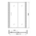 Душевая дверь в нишу Gemy Victoria S30191D 110x190