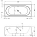 Ванна из искусственного камня Kolpa San Atys FS 180x85