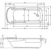 Акриловая ванна Riho Future XL 190x90