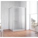 Душевой уголок Vegas Glass ZP+ZPV 130*70 07 02 профиль матовый хром, стекло шиншилла