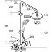 Душевая стойка Kludi Zenta dual shower system 6609505-00