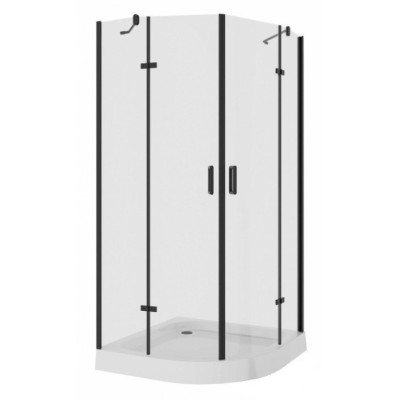 Душевое ограждение Niagara NG-6816-08 BLACK 100x100