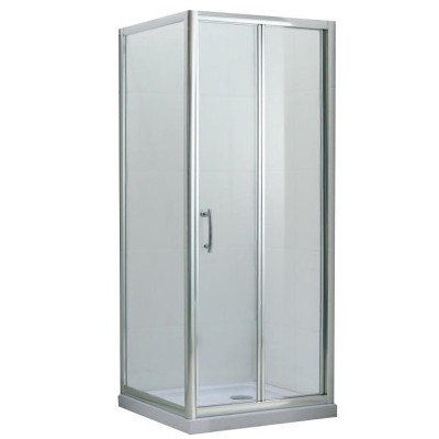 Душевой уголок без поддона BandHours Snow/Side-Glass 810 100x80