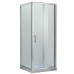 Душевой уголок без поддона BandHours Snow/Side-Glass 810 100x80