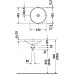 Комплект Смеситель Hansgrohe Talis Select E 71750000 для раковины, с донным клапаном + Рукомойник Duravit Architec 0319420000