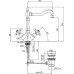 Смеситель Fima Carlo Frattini Elizabeth F5091CR для раковины