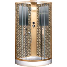 Душевая кабина Niagara Lux NG-7715GBK 90x90