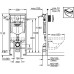 Система инсталляции для унитазов Grohe Rapid SL 38721001 3 в 1 с кнопкой смыва