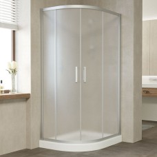 Душевой уголок Vegas Glass ZS-F 90*80 07 10 профиль матовый хром, стекло сатин 
