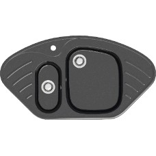 Мойка кухонная Marrbaxx Аделис Z023Q004 чёрный 