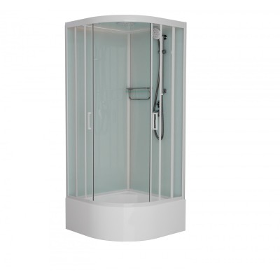 Душевая кабина Frank F409/2 White 90x90