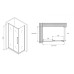 Душевое ограждение Abber Schwarzer Diamant AG30130H-S100 130x100