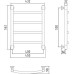 Полотенцесушитель водяной Сунержа Галант+ 50x40