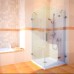 Душевой уголок GuteWetter Lux Square GK-003 правый 100x100 см стекло бесцветное 6-8, фурнитура хром