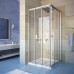 Душевой уголок GuteWetter Practic Square GK-433 70x70 см стекло бесцветное, профиль матовый хром