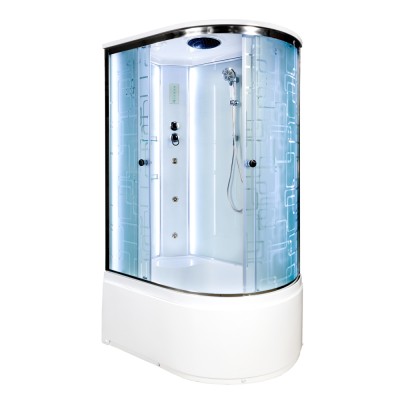 Душевая кабина AvaCan EM5012L LED+GM 120x90 с гидромассажем
