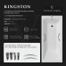 Чугунная ванна Vinsent Veron Kingston 180x80x50 с хромированными ручками и антискользящим покрытием
