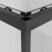 Душевое ограждение Niagara NG-6828-34BLACK 80x80