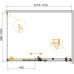 Душевой уголок Cezares Stylus Soft AH 1 110/100 C Cr