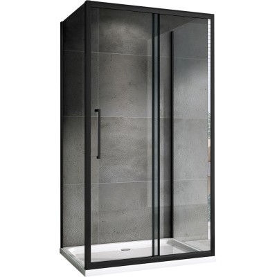 Душевое ограждение Abber Schwarzer Diamant AG30100BH-S60B-S60B 100x60