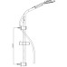 Душевая стойка Weltwasser WW TS 6060 хром