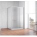 Душевой уголок Vegas Glass ZP+ZPV 140*80 07 02 профиль матовый хром, стекло шиншилла