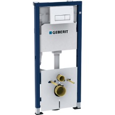 Система инсталляции для унитазов Geberit Duofix 458.128.11.1 4 в 1 с кнопкой смыва 