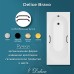 Ванна из искусственного камня Delice Bravo 180x75 глянцевая с черными ручками DLR330038RB-G