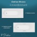 Ванна из искусственного камня Delice Bravo 170x75 глянцевая с ручками хром DLR330035R-G