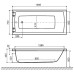 Акриловая ванна Excellent Aquaria 140x70