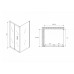 Душевое ограждение Abber Sonnenstrand AG07090-S80 90x80