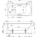 Стальная ванна Bette Form Safe 3710 PLUS, 2GR