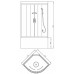 Душевая кабина BandHours Andromeda B 90x90