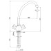 Смеситель Paini Classica BKCR570AEFFKM для кухонной мойки