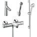 Душевой комплект Hansgrohe Ecostat universal 13123000 для ванны с душем и гигшиенический душ