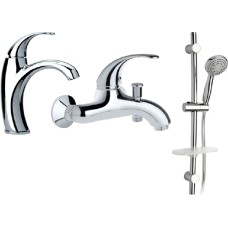 Душевой комплект Paini Fiori Fiori F2CR111LMKM + F2CR205LMKM с душевым гарнитуром 