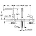 Смеситель Grohe Allure 19316000 на борт ванны