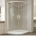 Душевой уголок Vegas Glass ZS-F 120*90 01 01 профиль белый, стекло прозрачное