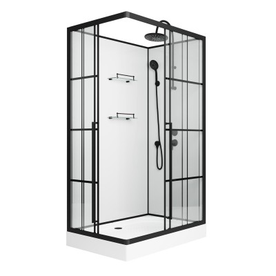 Душевая кабина Niagara ST100/80/15QR/KL/BKT 100x80