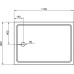 Поддон для душа Cezares Tray прямоугольный 110/80, акриловый