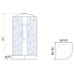 Душевая кабина River Temza 90/24 ТН 90x90