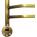 Полотенцесушитель электрический Domoterm Лаура П10 50x80, античная бронза, L