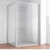 Душевой уголок Vegas Glass ZP+ZPV 110*100 07 02 профиль матовый хром, стекло шиншилла