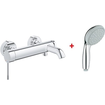 Смеситель Grohe Essence New 33624001 для ванны с душем с душевой лейкой Grohe empesta New 100 27597000