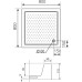 Поддон для душа Novellini Olympic 80x80 см
