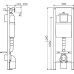 Система инсталляции для унитазов Wisa XS WC Front Basic