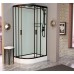 Душевая кабина Frank F418R Black 100x80