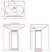 Раковина ArtCeram Civitas CIL001 68 см