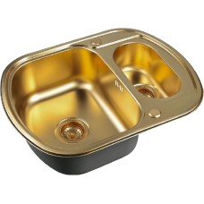 Мойка кухонная Zorg Inox Pvd SZR-62-2-49 bronze 