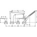 Смеситель Hansgrohe PuraVida 15446000 на борт ванны